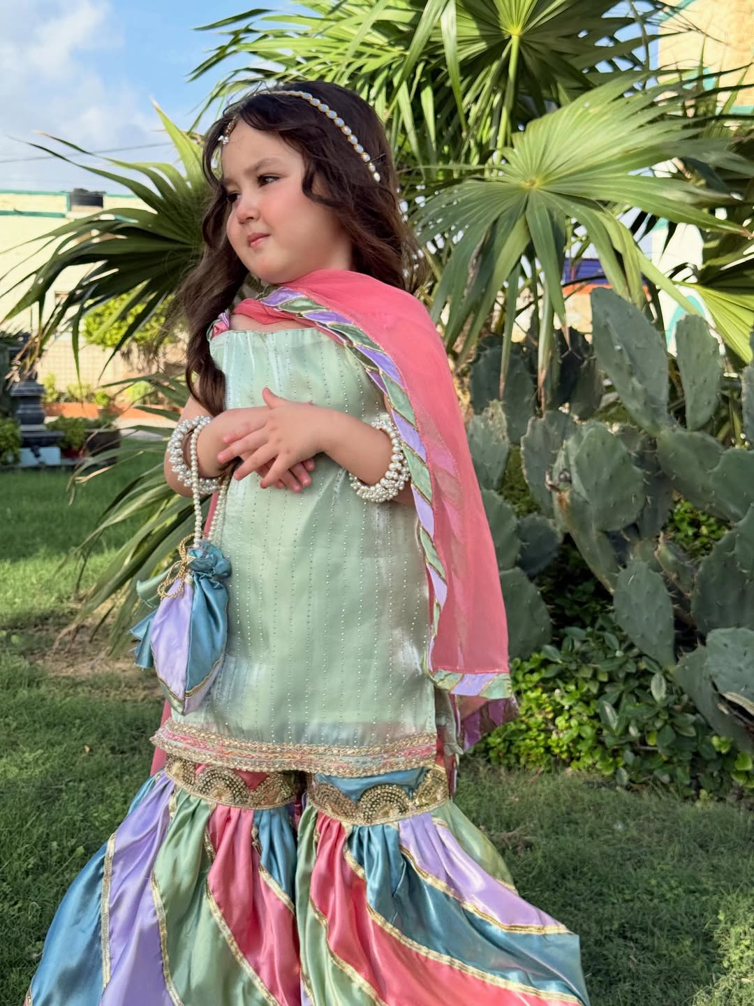 Aarika Royal Pastel Sharara Set