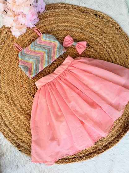 Mysha Rainbow Bloom Skirt Se