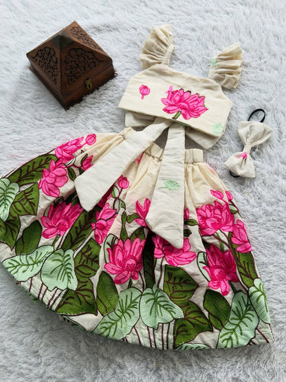 Vanya Lotus Bloom Skirt Set