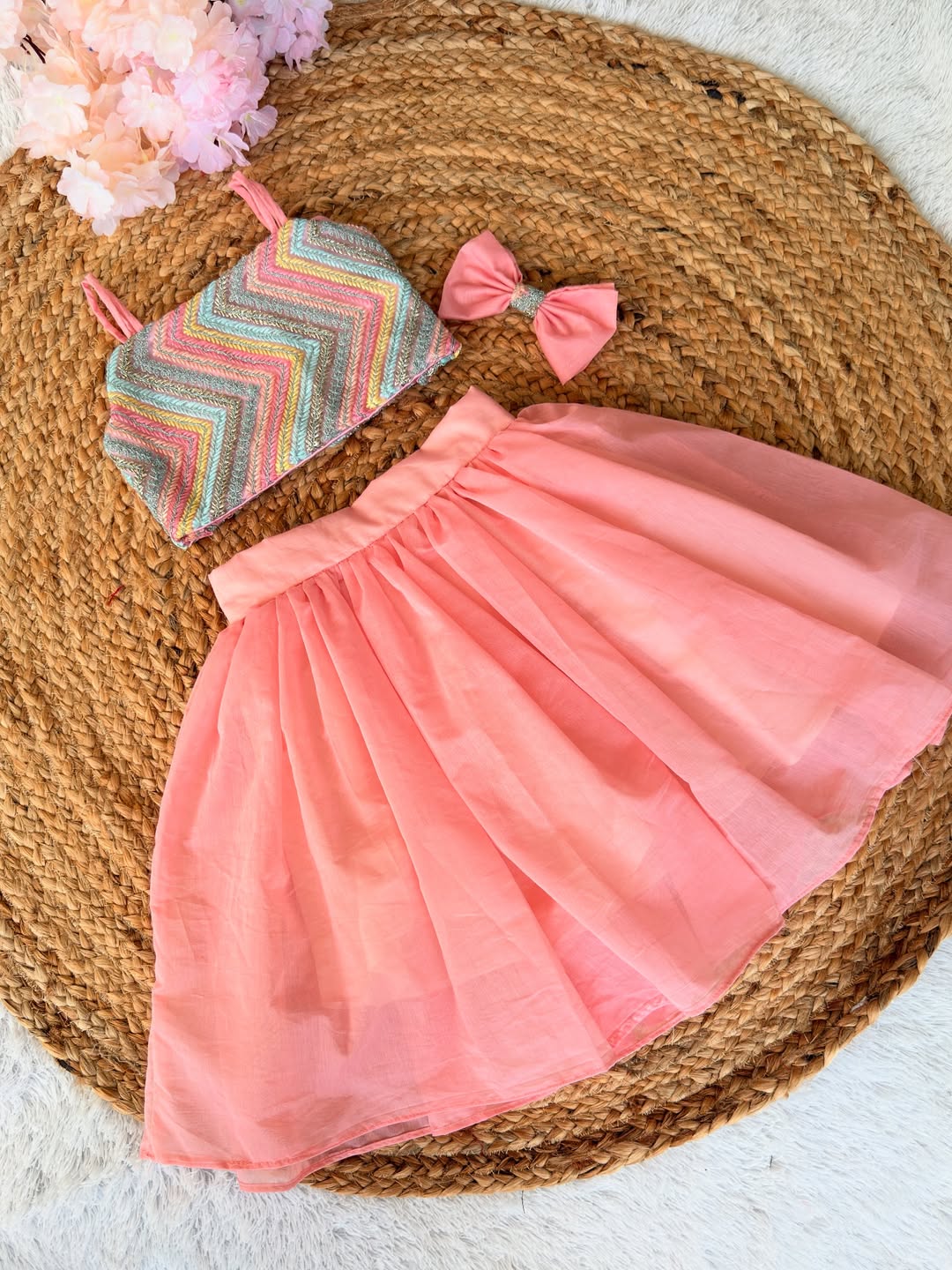 Mysha Rainbow Bloom Skirt Se
