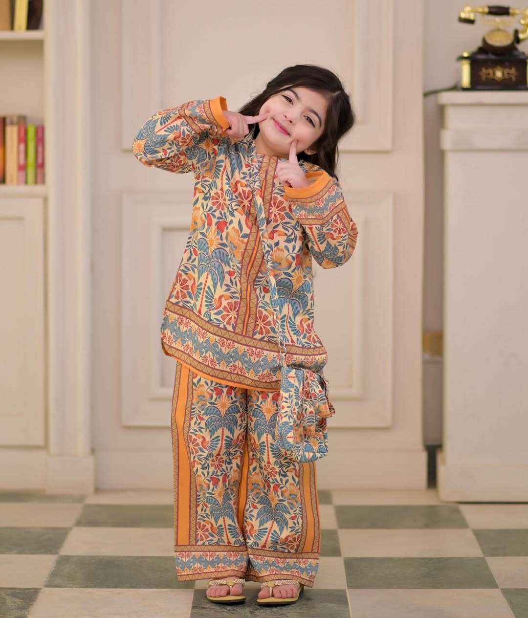 Aayat Kalamkari Print Kurta & Palazzo Set