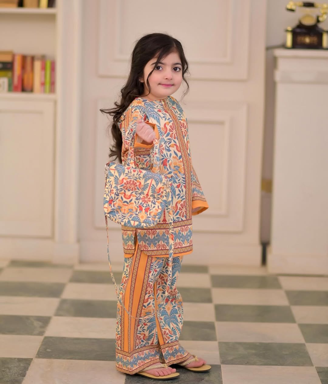 Aayat Kalamkari Print Kurta & Palazzo Set
