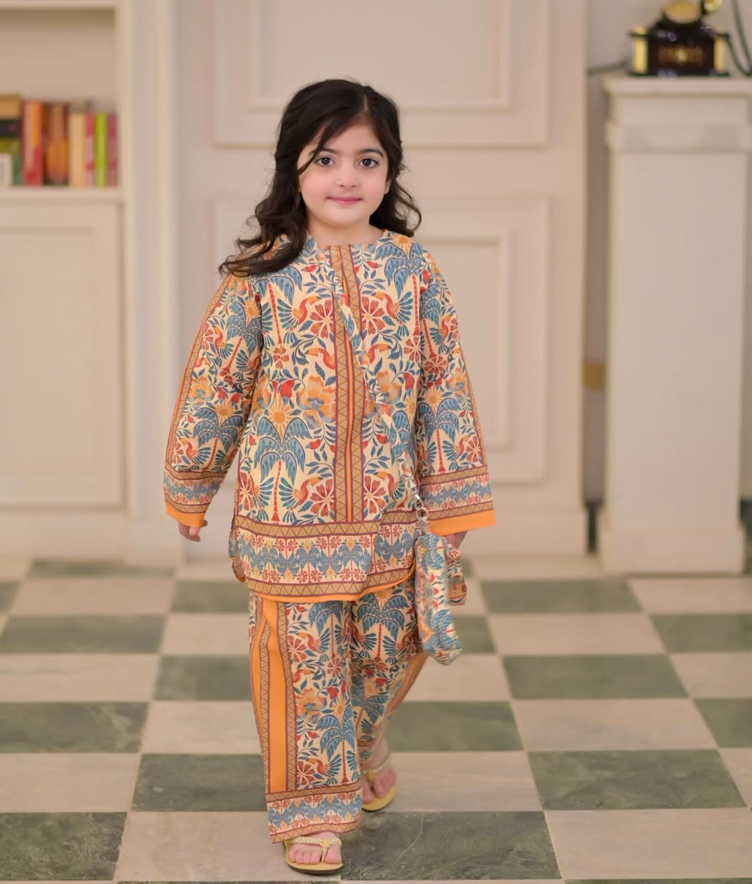 Aayat Kalamkari Print Kurta & Palazzo Set