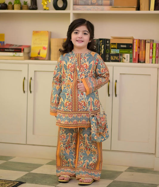 Aayat Kalamkari Print Kurta & Palazzo Set