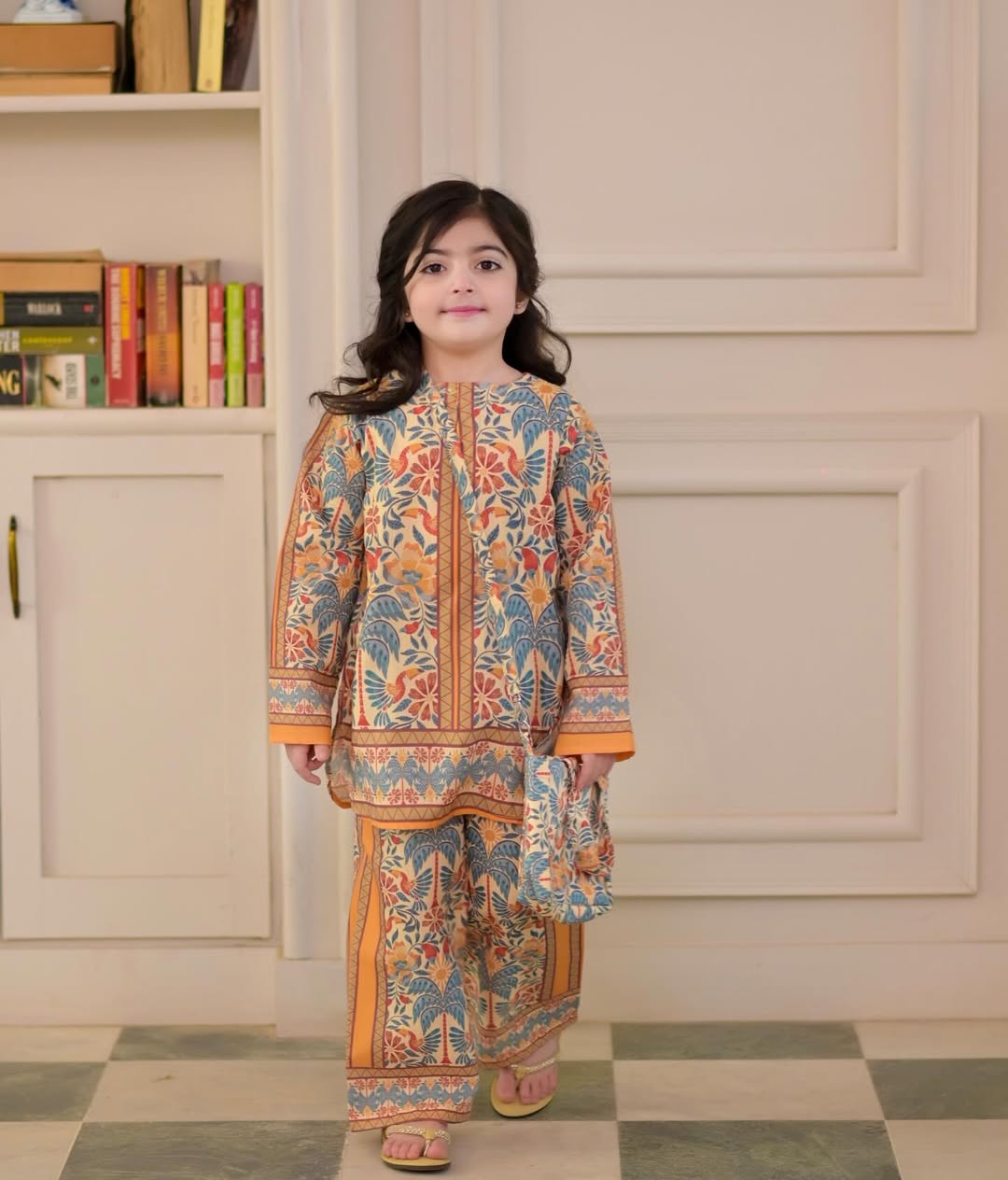 Aayat Kalamkari Print Kurta & Palazzo Set