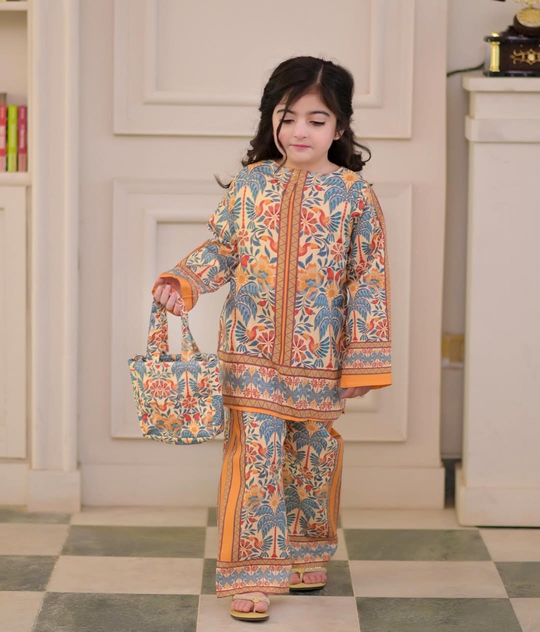 Aayat Kalamkari Print Kurta & Palazzo Set