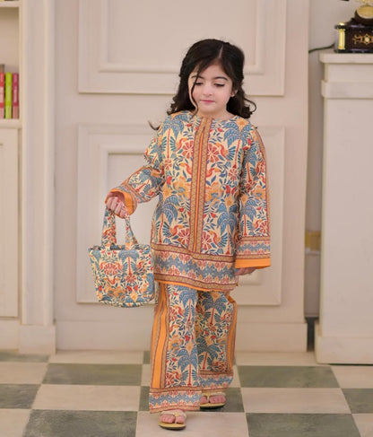 Aayat Kalamkari Print Kurta & Palazzo Set