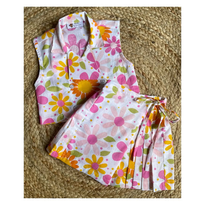Zivara Floral Garden Skirt Set