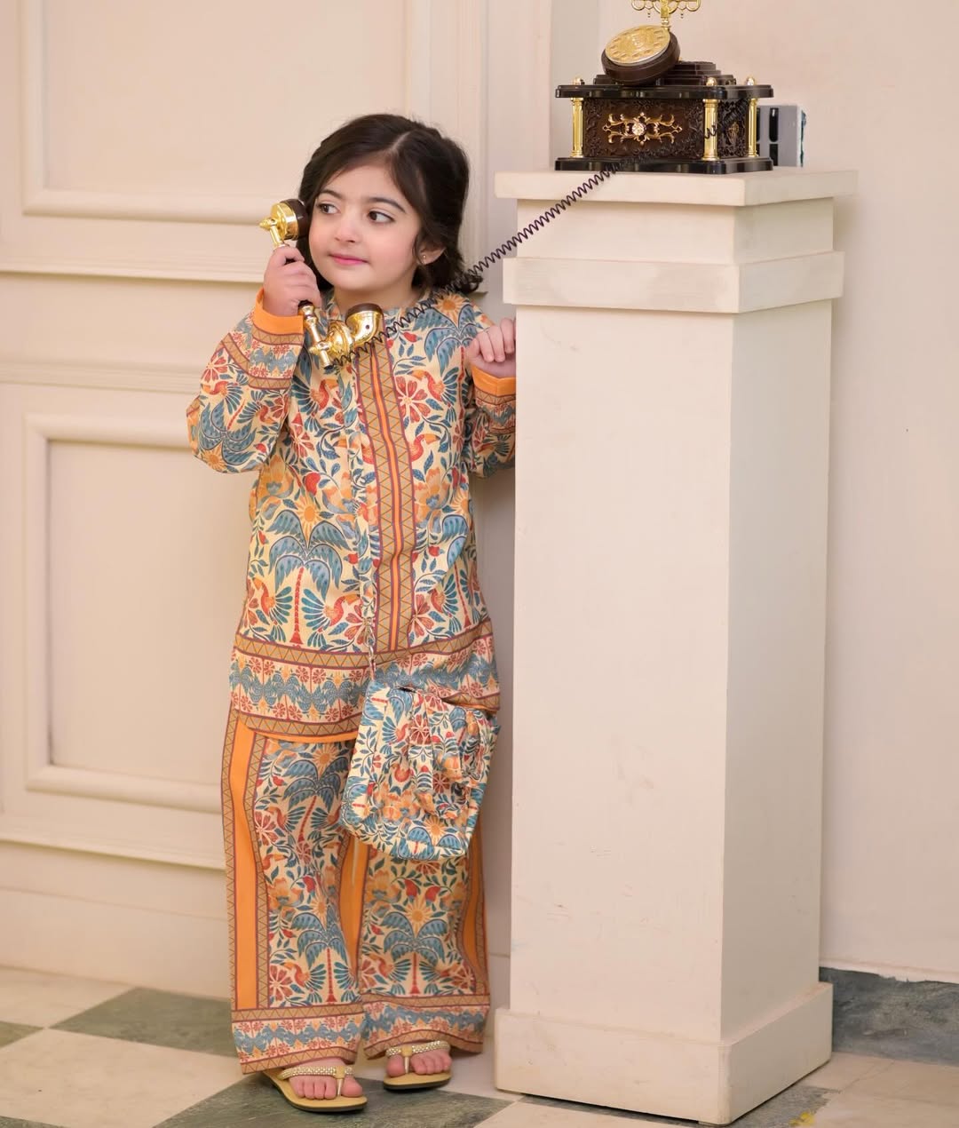 Aayat Kalamkari Print Kurta & Palazzo Set