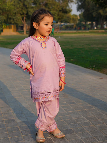 Nyra Lavender Charm Sharara Set