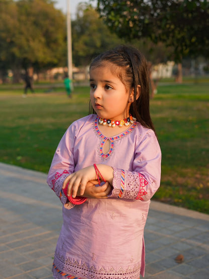 Nyra Lavender Charm Sharara Set
