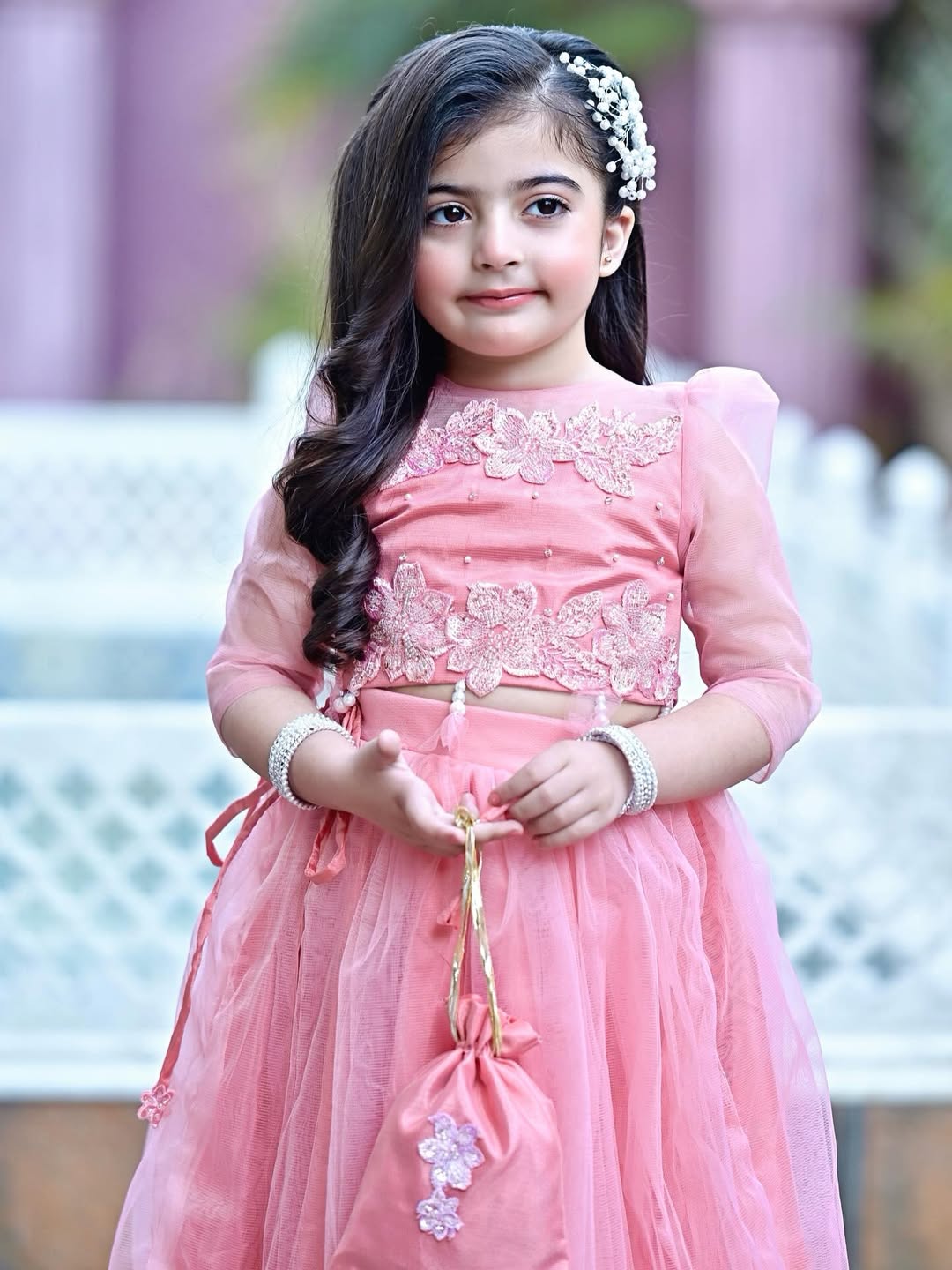 Seraphina Blush Bloom Lehenga Set