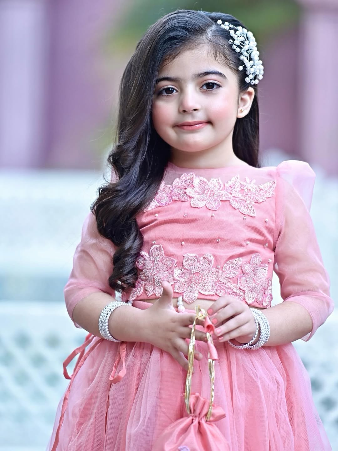 Seraphina Blush Bloom Lehenga Set