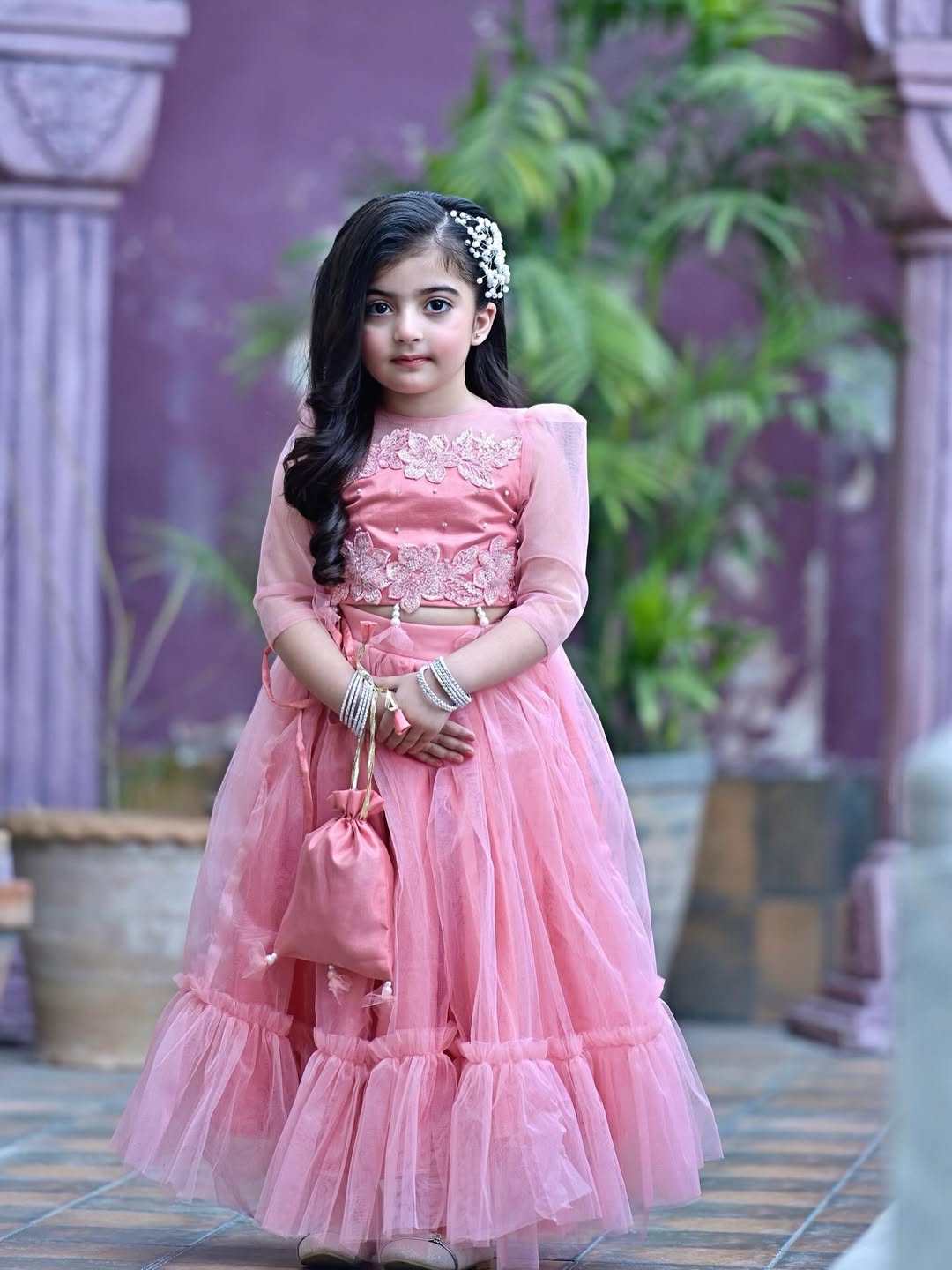 Seraphina Blush Bloom Lehenga Set