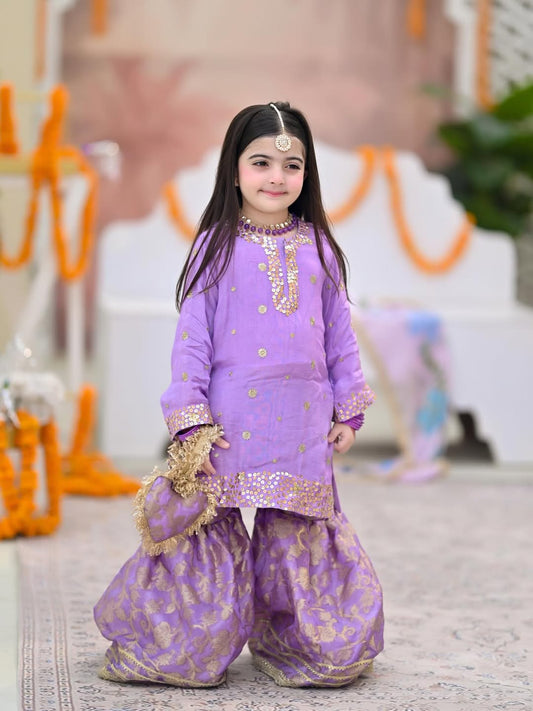 Zavira Pearl Patiala Set