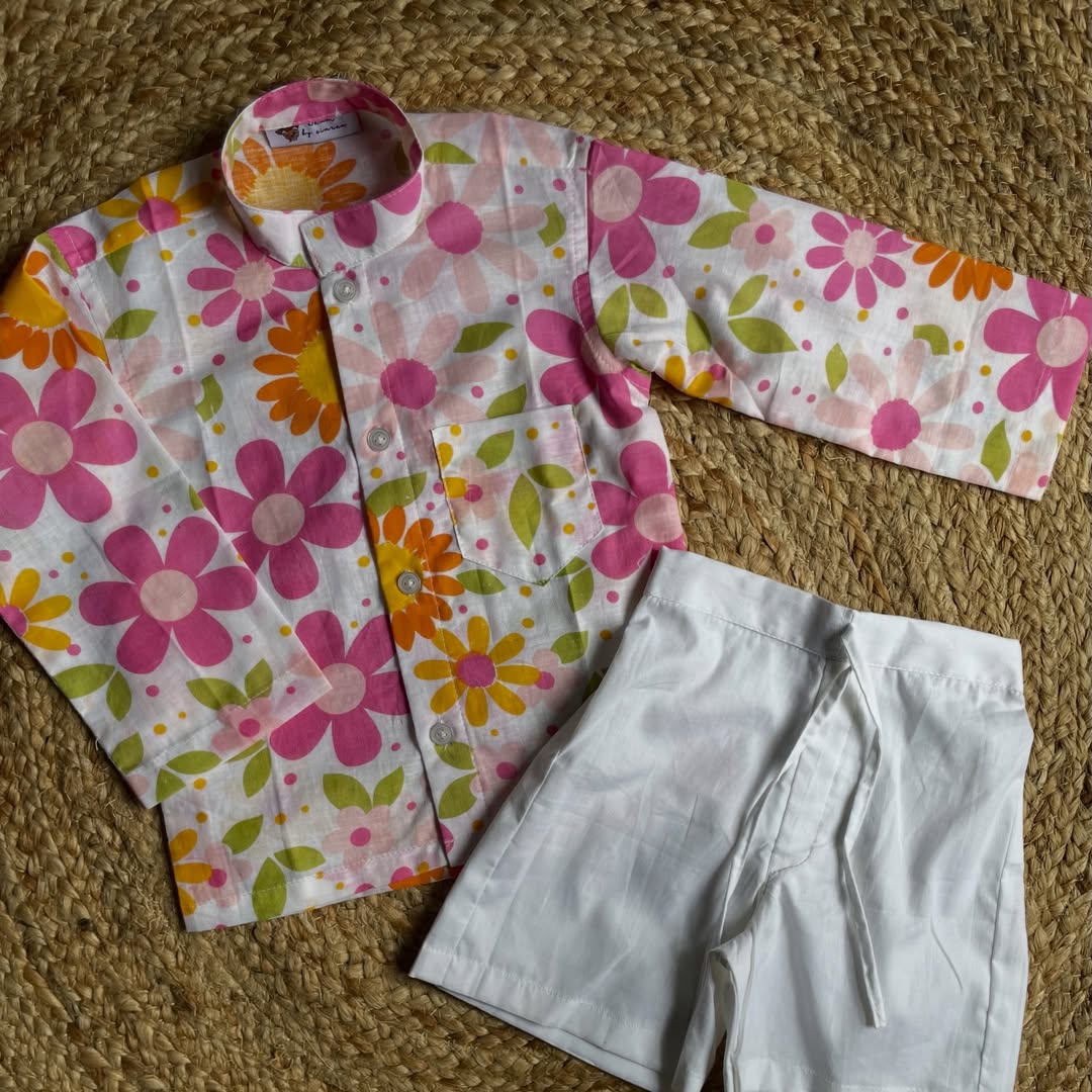 Aarya Floral Twinning Combo Set