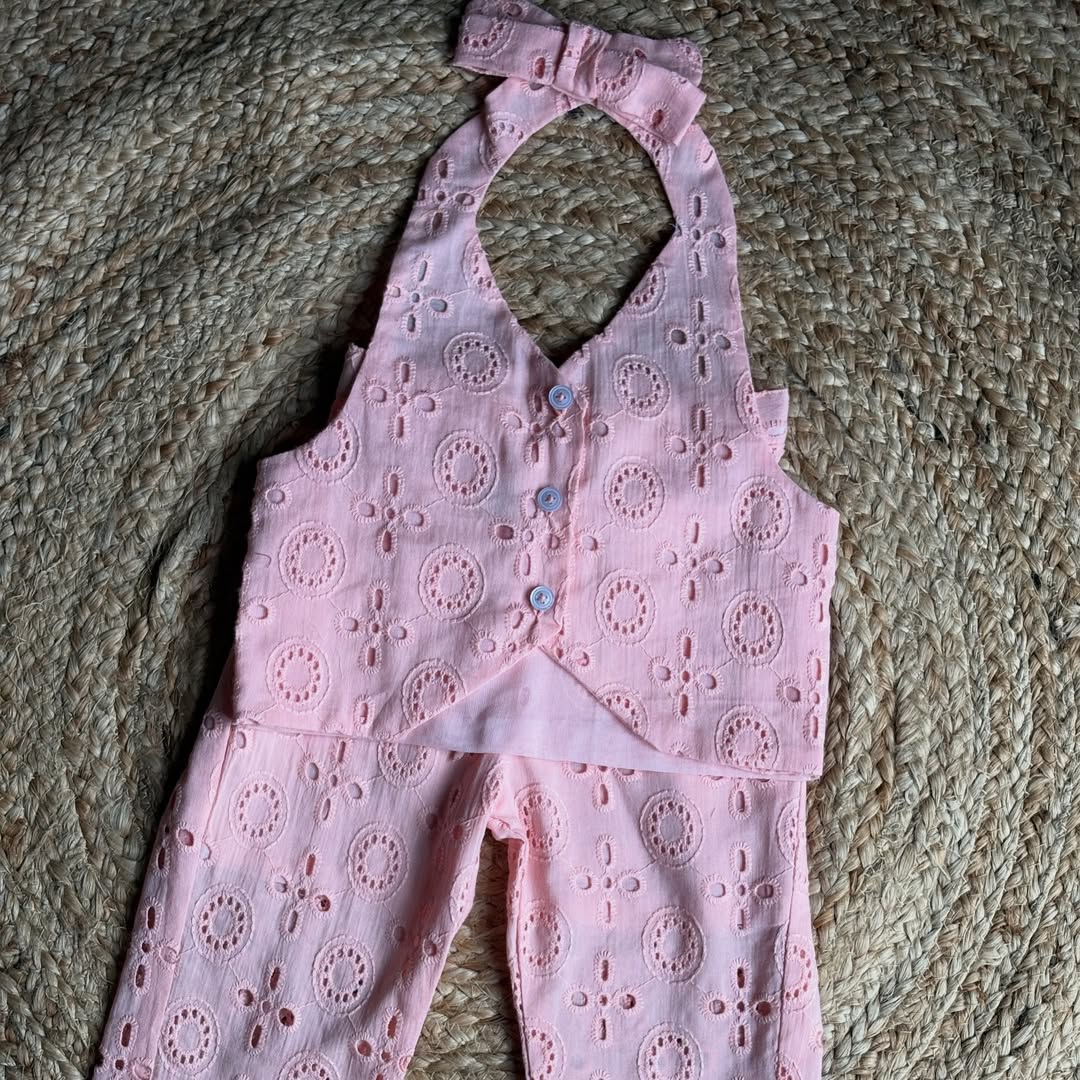 Samaira Blush Cotton Summer Set