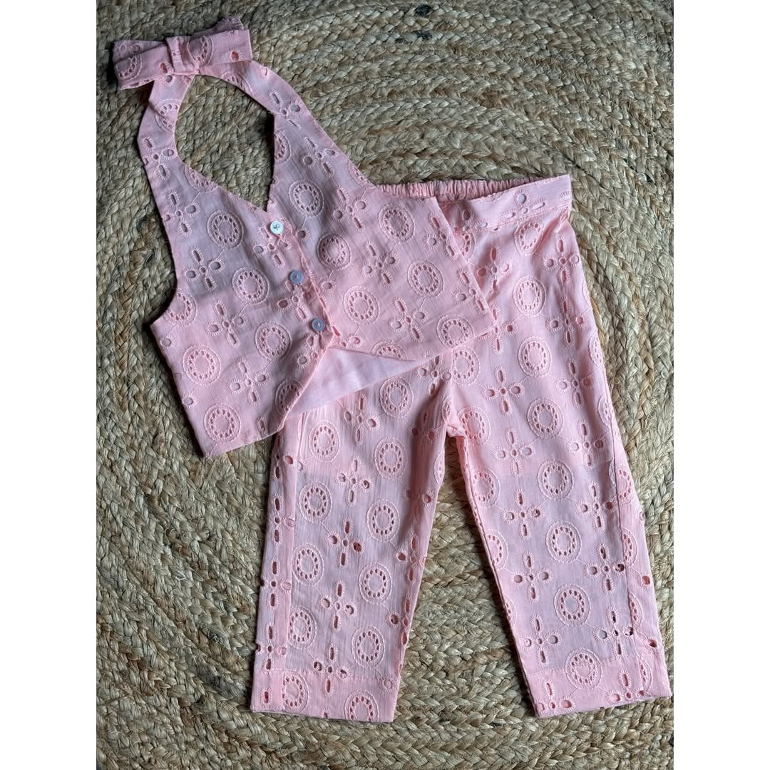Samaira Blush Cotton Summer Set