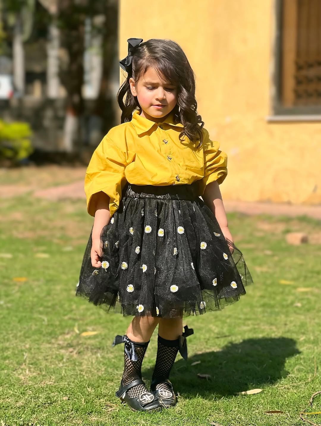Ziya Sunshine Daisy Skirt Top Set