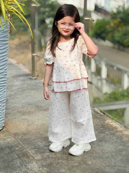 Little Cherry Charm Co-Ord Set for Girls