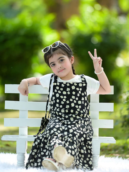Moonlit Petal Girls Dress