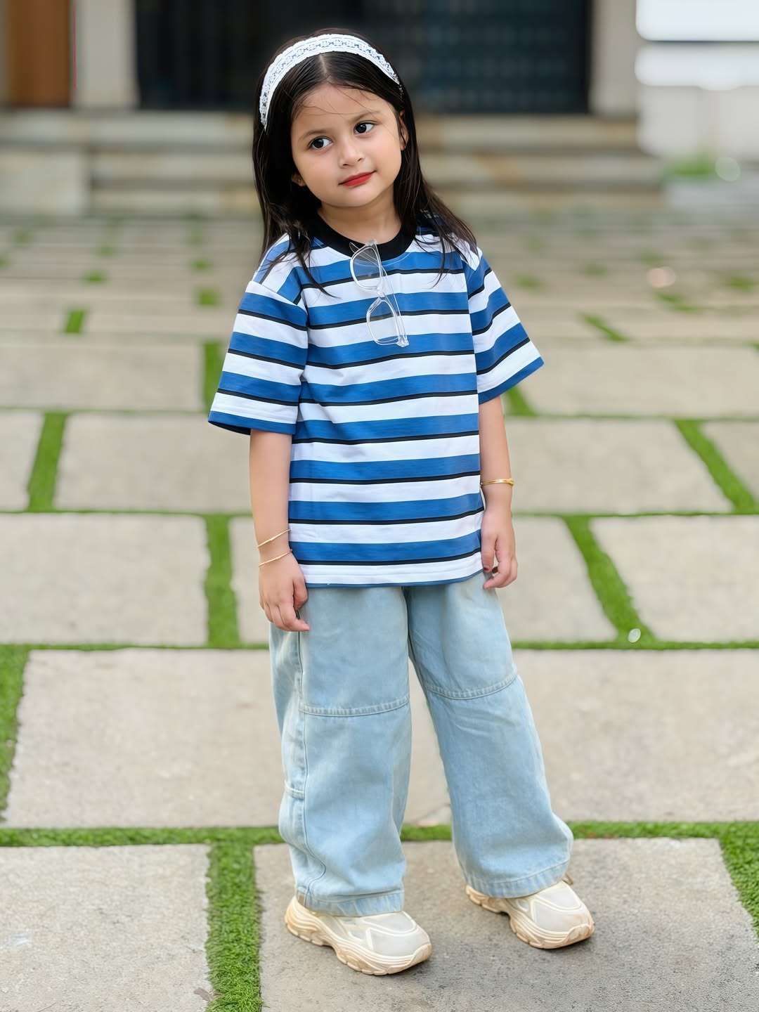 Little Trendsetter Striped Co-ord Set