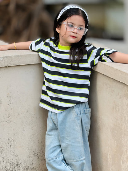 Little Trendsetter Striped Co-ord Set