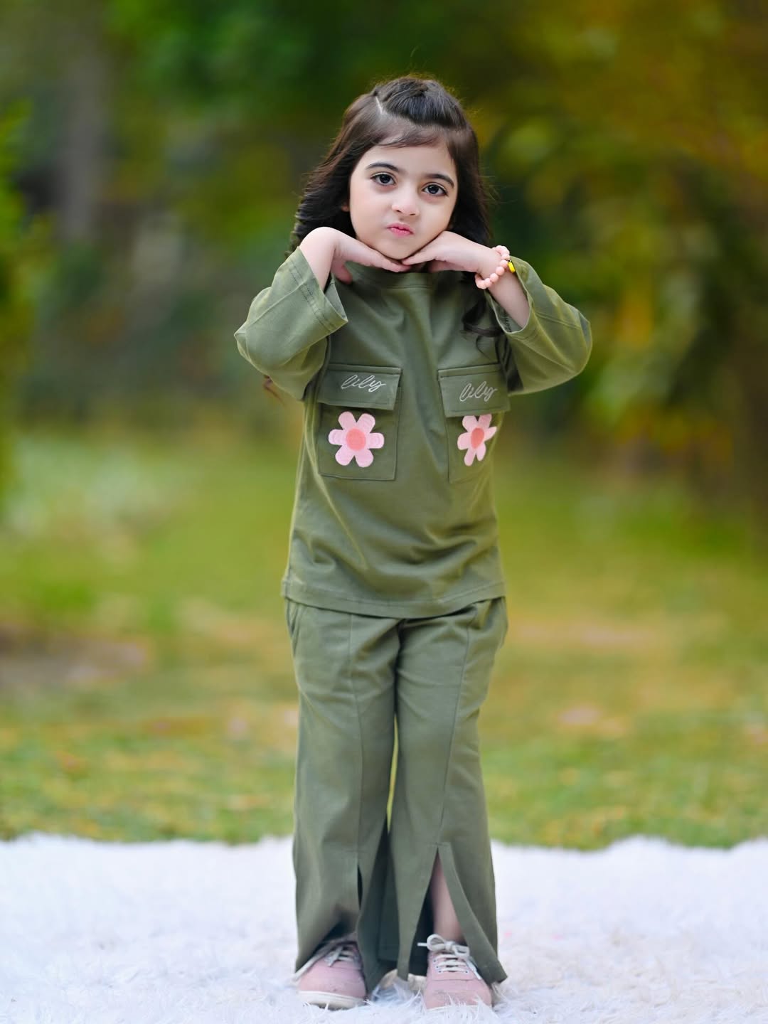Little Olive Bloom Co-Ord Set