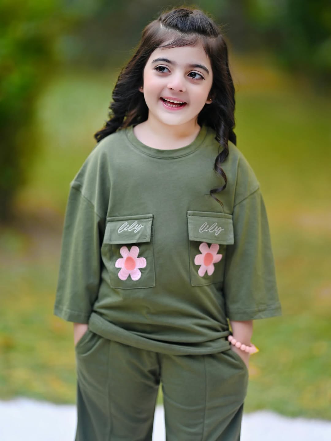 Little Olive Bloom Co-Ord Set