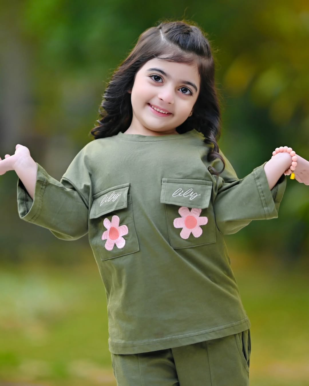 Little Olive Bloom Co-Ord Set