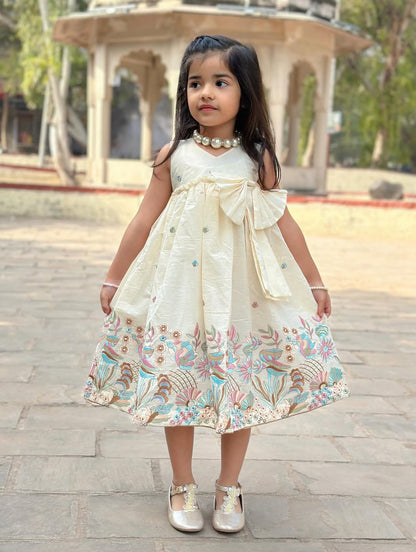 Pihu Little Pearl Floral Frock