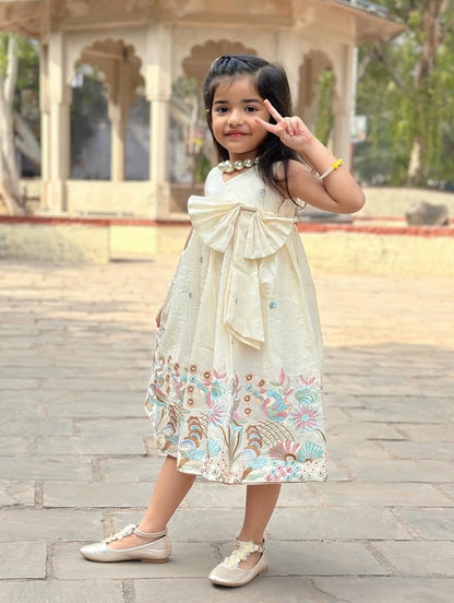 Pihu Little Pearl Floral Frock