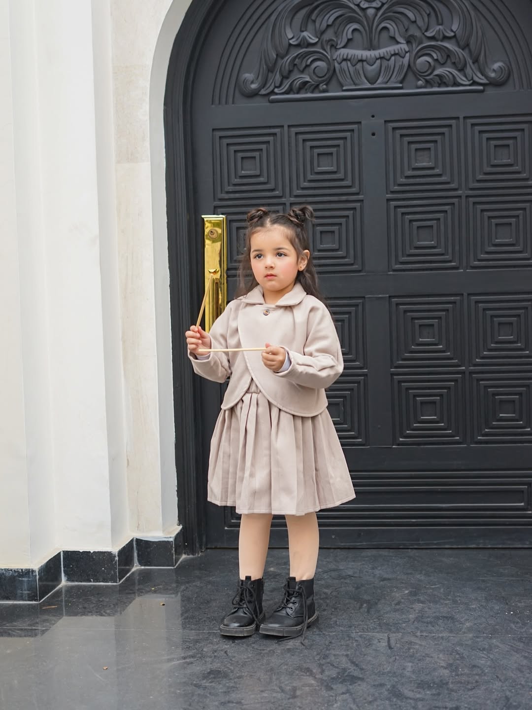 Mini Belle Winter Grace Dress Set