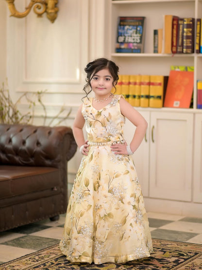 Saanvi Blossom Princess Gown