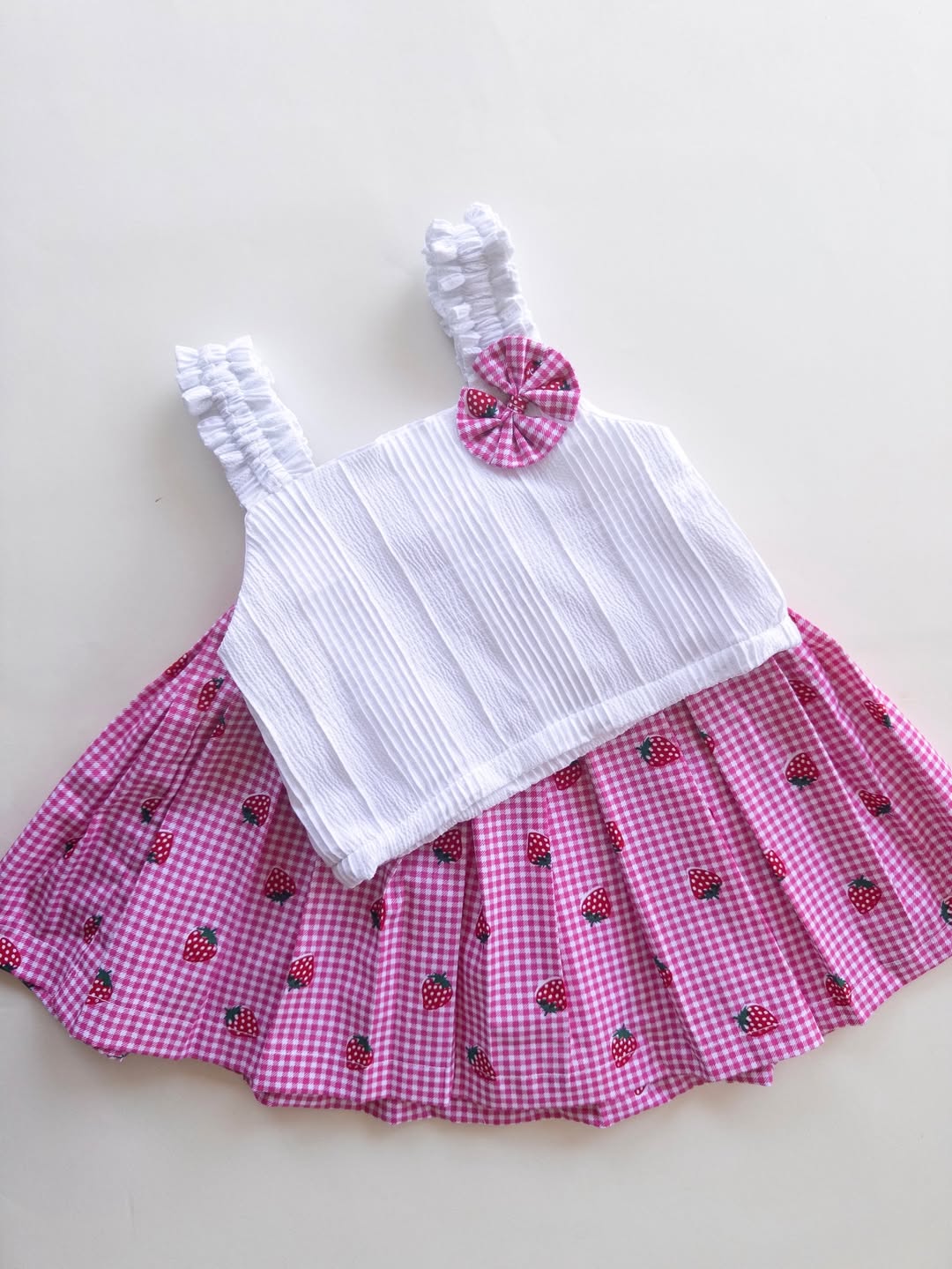 Sweet Summer Cute Crop Top & Skirt Set