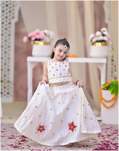 Ivory Blossom Festive Lehenga Choli Set