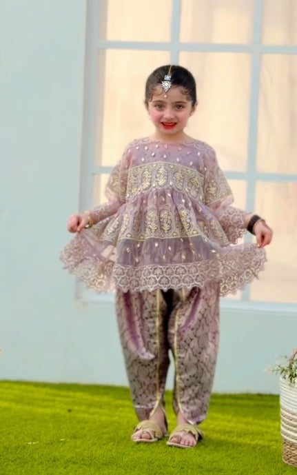 Aafreen Royal Peplum Dhoti Set