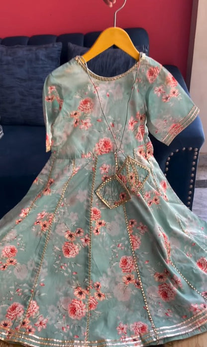 Aurelia Mint Blossom Frock
