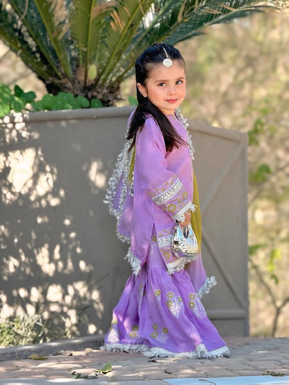 Aafreen Twirl Moonlight Sharara Suit