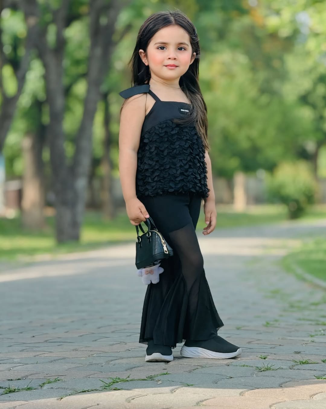 Midnight Spark Party Stylish Girls Co-Ord Set