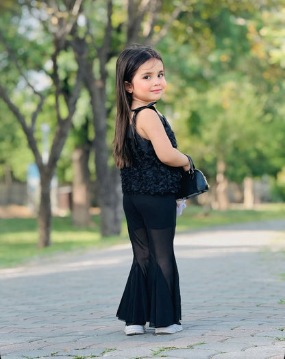 Midnight Spark Party Stylish Girls Co-Ord Set