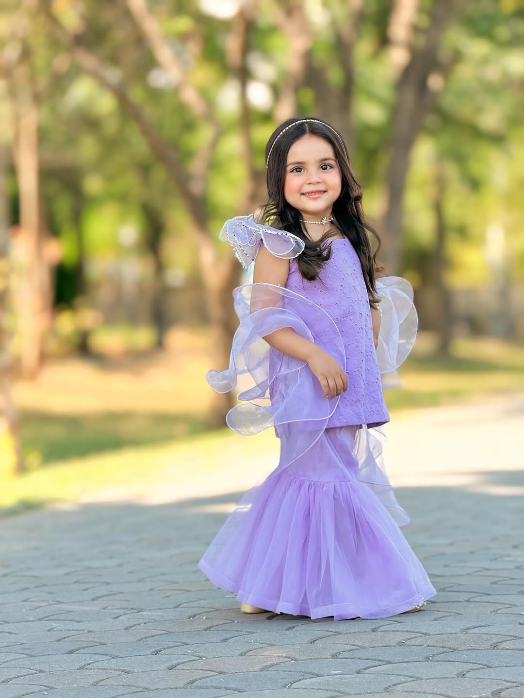 Lavender Mist Mermaid Sharara