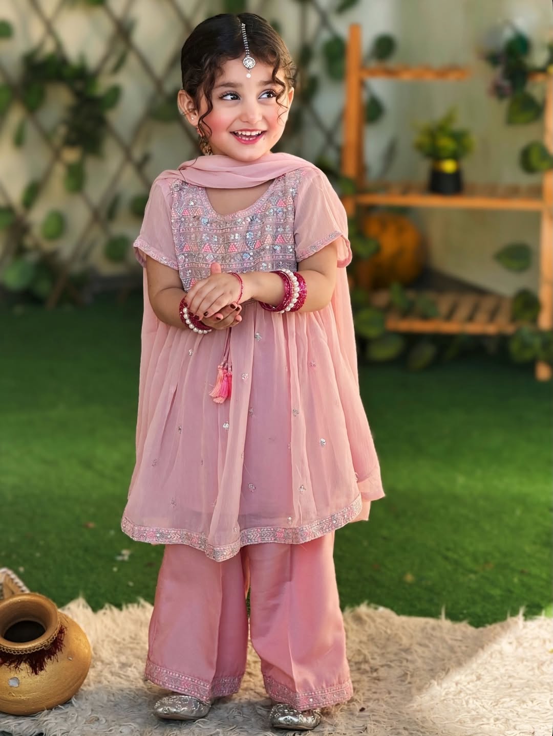 Little Diva Looks Kurti Pant Set