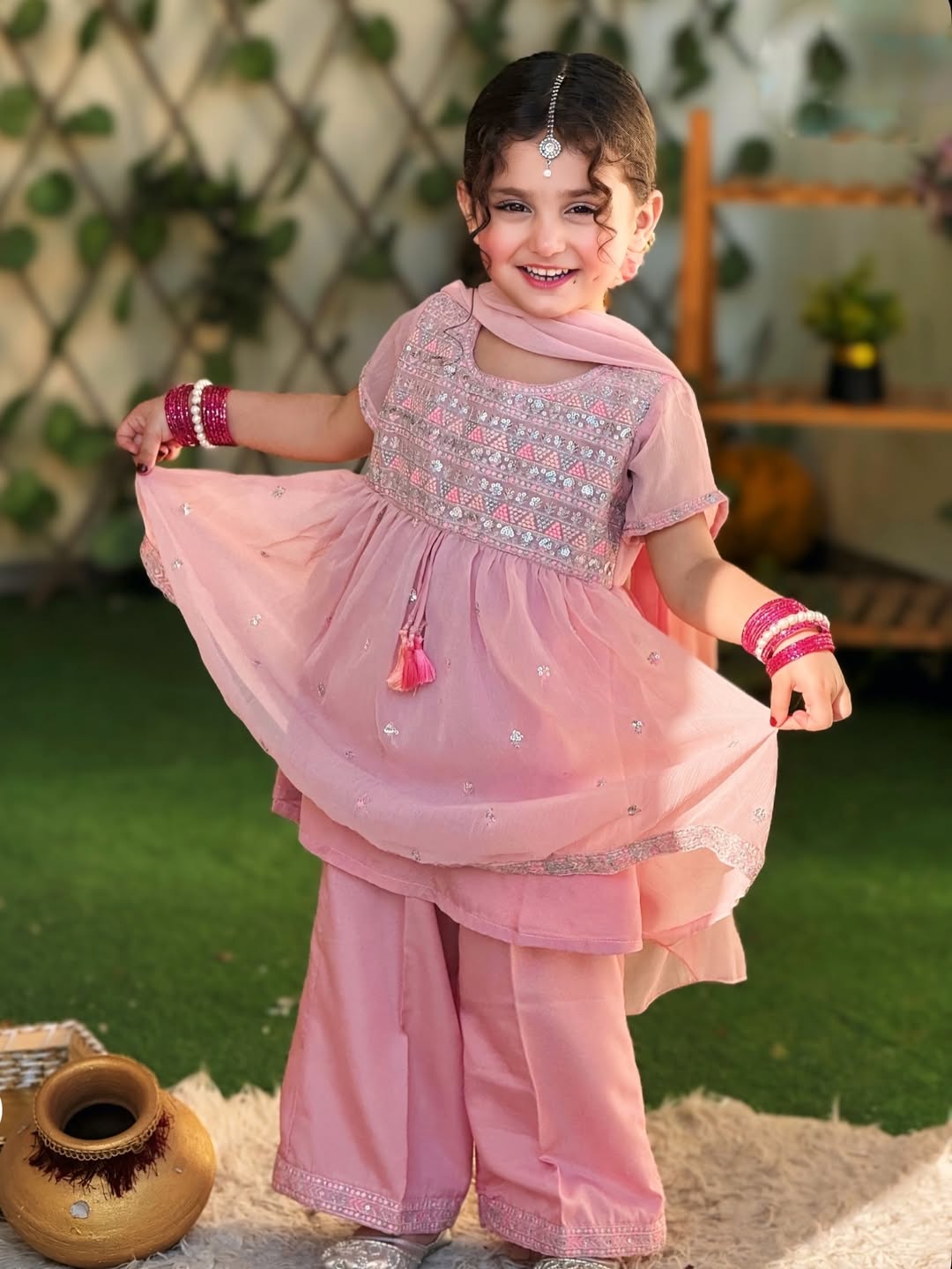 Little Diva Looks Kurti Pant Set