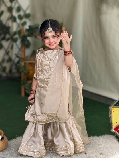 Elegant Festive Twirls Sharara Set