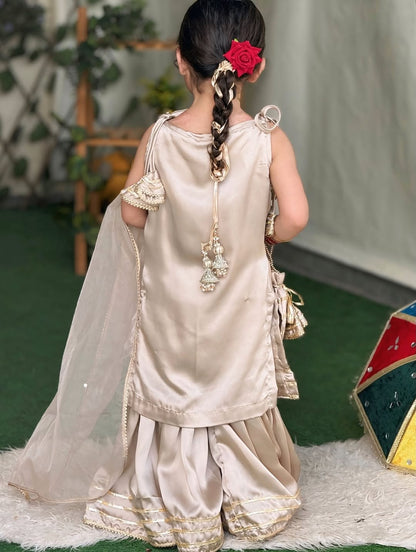 Elegant Festive Twirls Sharara Set