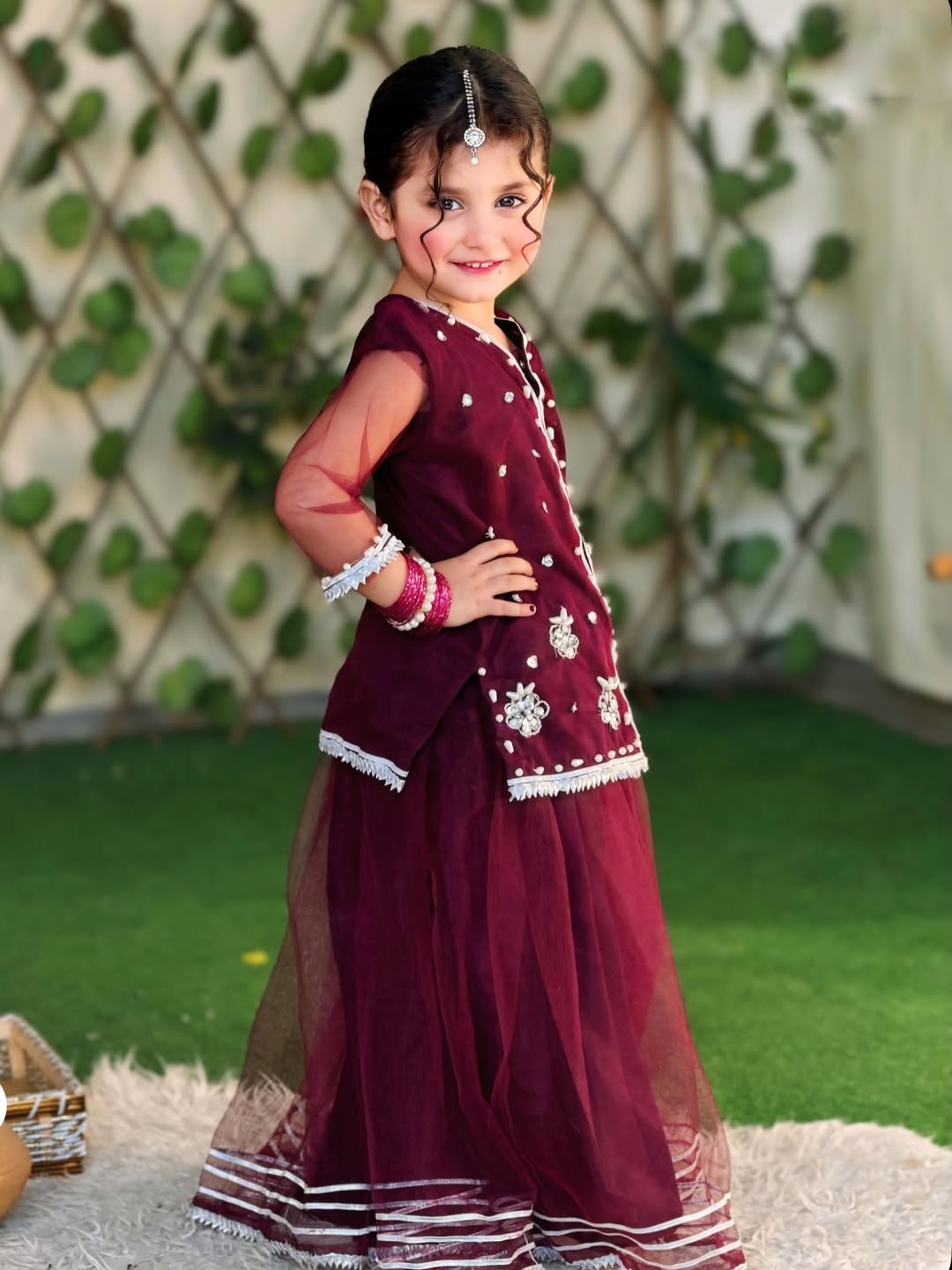 Zaylina Pearl Festive Top Lehenga Set