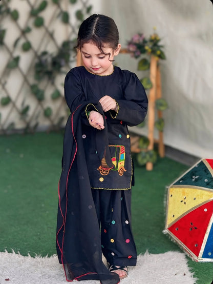 Noorika Midnight Ethnic Patiyala Set