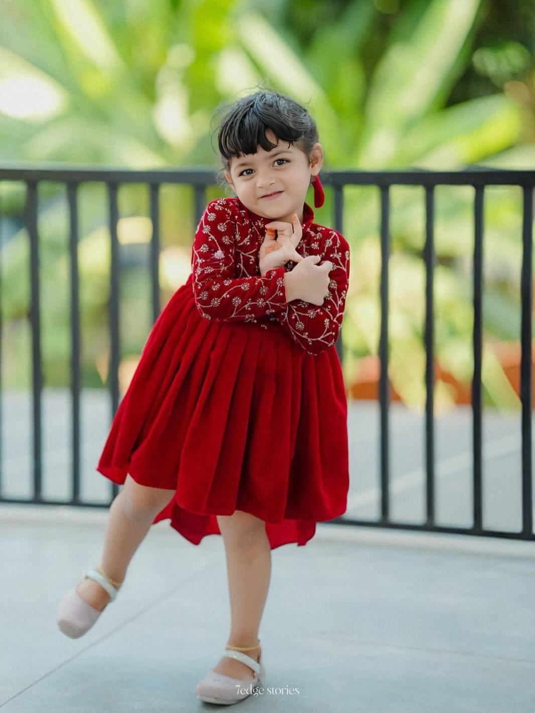 Elira Party Moments Velvet Frock