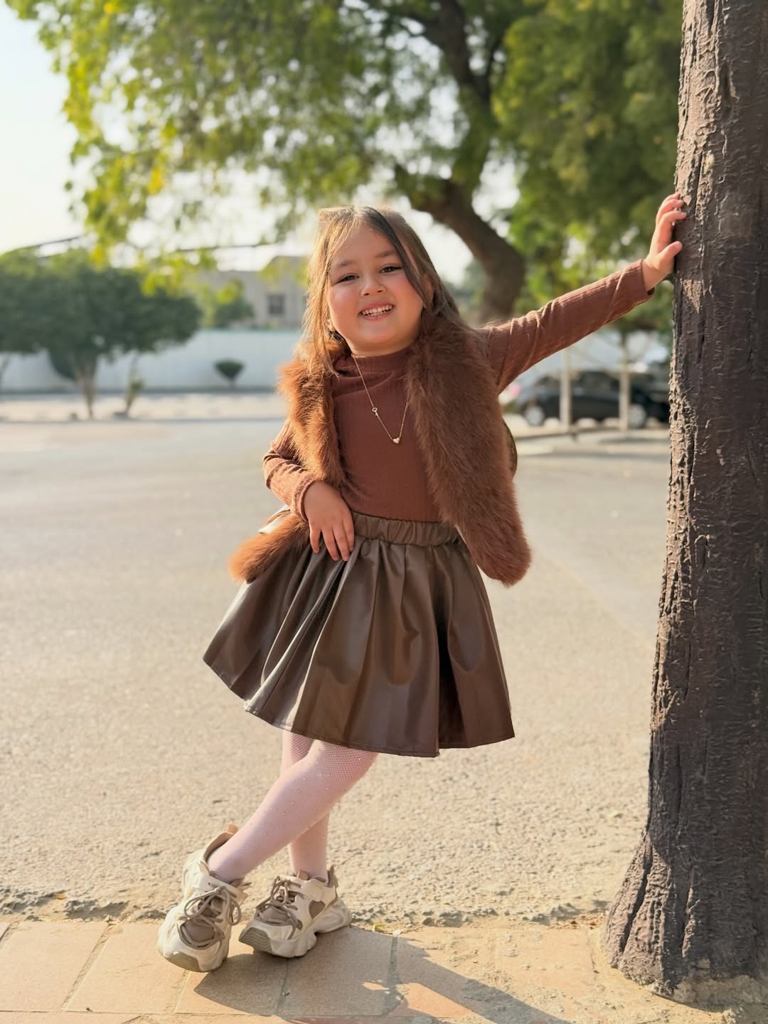 Trendy Mini Luxe Top & Skirt Set